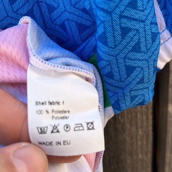 Women's Cuore Italiano Jersey Shirt Multicolor XL Visible Pocket 1/4 Zip 2011 - Picture 6 of 15